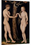 Adam and Eve in the Garden of Eden, c.1520-25 by Lucas the Elder Cranach