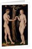 Adam and Eve in the Garden of Eden, c.1520-25 by Lucas the Elder Cranach