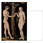 Adam and Eve in the Garden of Eden, c.1520-25 by Lucas the Elder Cranach