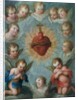 Sacred Heart of Jesus surrounded by angels, c.1775 by Jose de or Joseph Paez