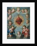 Sacred Heart of Jesus surrounded by angels, c.1775 by Jose de or Joseph Paez