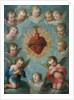 Sacred Heart of Jesus surrounded by angels, c.1775 by Jose de or Joseph Paez