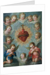 Sacred Heart of Jesus surrounded by angels, c.1775 by Jose de or Joseph Paez