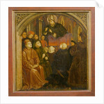 Saint Ambrose preaching in Milan, form the 'Altarpiece of Saint Augustine', c.1480 by German School