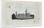 Victorian paper doyley with a view of Osborne House by Anonymous