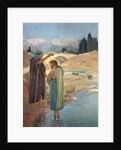 The Baptism of Christ in the waters of the Jordan, 1917 by Frederic Montenard