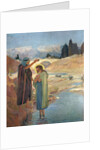 The Baptism of Christ in the waters of the Jordan, 1917 by Frederic Montenard