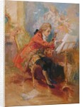 Mozart playing the violin by Jean-Louis Ernest Meissonier