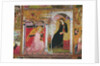 The Annunciation, fresco from the Porziuncola, 1393 by Ilario da Viterbo