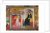 The Annunciation, fresco from the Porziuncola, 1393 by Ilario da Viterbo