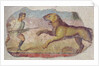 A Gladiator Fighting a Lion by Roman