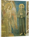 Saint Francis with an angel by Cimabue