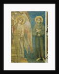 Saint Francis with an angel by Cimabue
