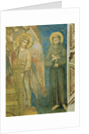 Saint Francis with an angel by Cimabue
