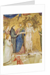 Christ blesses the Mystic Marriage of St. Francis with Poverty, 1330 by Giotto