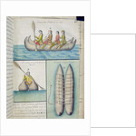 Indians of the South Seas using boats called 'Balds' by French School