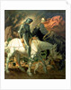 Don Quixote with Death, based on 'The Knight, Death and the Devil' by Albrecht Durer, c.1920 by Theodor Baierl