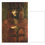 Samuel Liddell MacGregor Mathers in ceremonial regalia relating to ritual magic, c.1895 by Moina Mathers