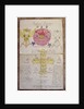 Original rough design for the 'Rose-croix' lamen, 1888 by William Wynn Westcott
