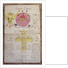 Original rough design for the 'Rose-croix' lamen, 1888 by William Wynn Westcott