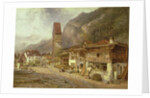 Unterseen, Interlaken: Autumn in Switzerland, 1878 by Benjamin Williams Leader