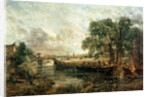 Sketch for 'View on the Stour, near Dedham' 1821-22 by John Constable