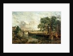 Sketch for 'View on the Stour, near Dedham' 1821-22 by John Constable