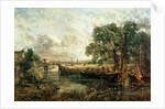 Sketch for 'View on the Stour, near Dedham' 1821-22 by John Constable