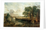 Sketch for 'View on the Stour, near Dedham' 1821-22 by John Constable