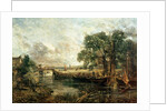 Sketch for 'View on the Stour, near Dedham' 1821-22 by John Constable