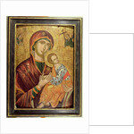 Mother of God of the Passion, Greek Icon from Crete, early 16th century by Anonymous