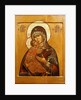Mother of God of Vladimir, icon from north western Russia, late 17th century by School Russian