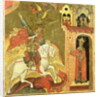 St. George and the Dragon, Ukraine, late 16th century by Russian School