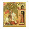 St. George and the Dragon, Ukraine, late 16th century by Russian School