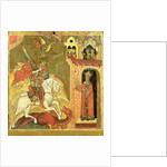 St. George and the Dragon, Ukraine, late 16th century by Russian School