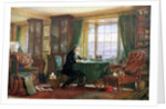John Ruskin in his study at Brantwood, Cumbria, 1882 by William Gersham Collingwood