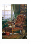 John Ruskin's study at Brantwood, Cumbria, 1882 by William Gersham Collingwood