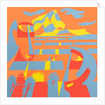 Landscape with faces, 2007 by Ron Waddams