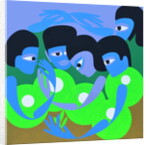 Gathering 1, 1980 by Ron Waddams