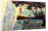 Cat in a Mexican Garden by Robert Tyndall