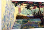Cat in a Mexican Garden by Robert Tyndall