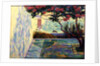 Cat in a Mexican Garden by Robert Tyndall
