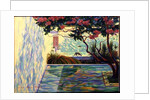 Cat in a Mexican Garden by Robert Tyndall