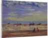 Ponies on Ferring Beach by Robert Tyndall