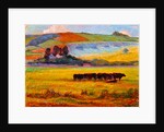 Evening Cattle, Cuckmere Valley, Sussex by Robert Tyndall