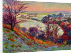The Downs in Winter by Robert Tyndall