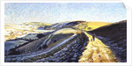 Winter Walk on the Downs, 1996 by Robert Tyndall