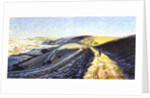 Winter Walk on the Downs, 1996 by Robert Tyndall