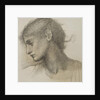 Study of a Head, for 'The Mill', c.1872-80 by Edward Coley Burne-Jones
