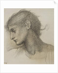 Study of a Head, for 'The Mill', c.1872-80 by Edward Coley Burne-Jones
